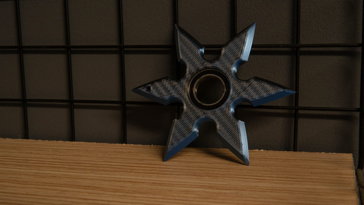 Ninja Shuriken Spinner Brelok do Kluczy - Hit TikTok!