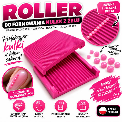 Roller do Formowania Kulek z Żelu – Precyzyjne Kulki do Zdobień Paznokci, Dekoracji i Nail Art