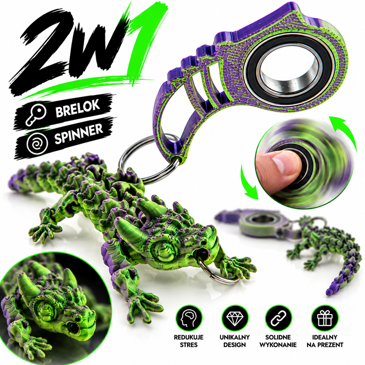 KeySpinner Smok Goblin – brelok spinner