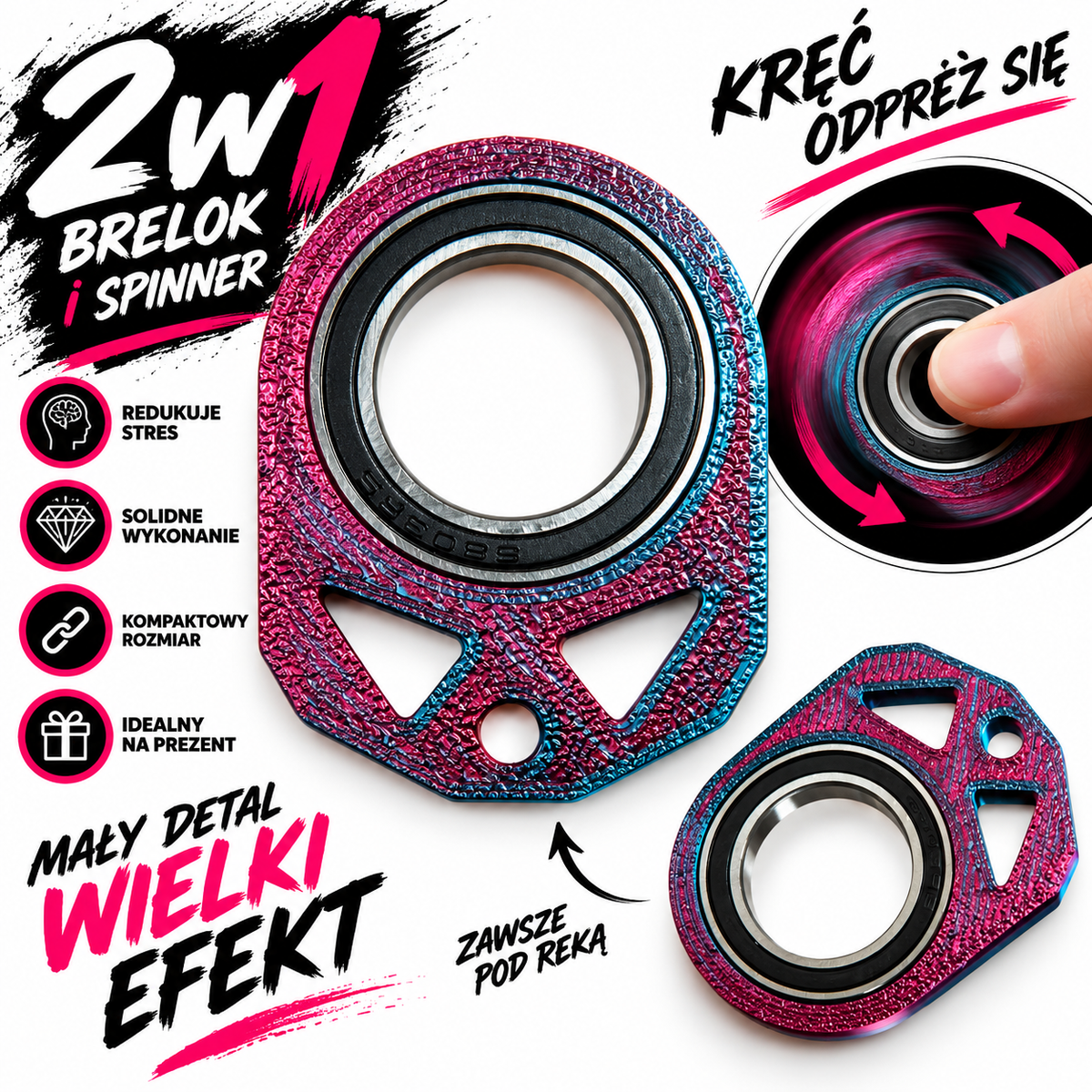 Spinner  - KeySpinner/ KeyRambit/ KeyFlipper -  MIDNIGHT TikTok FIFLAK