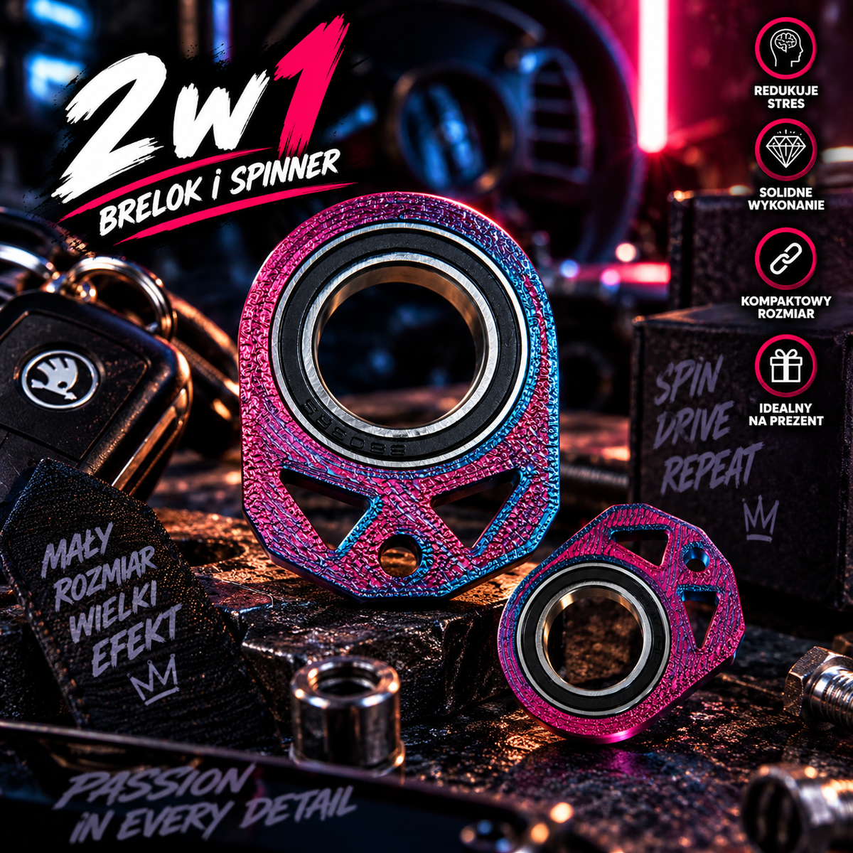 Spinner  - KeySpinner/ KeyRambit/ KeyFlipper -  MIDNIGHT TikTok FIFLAK