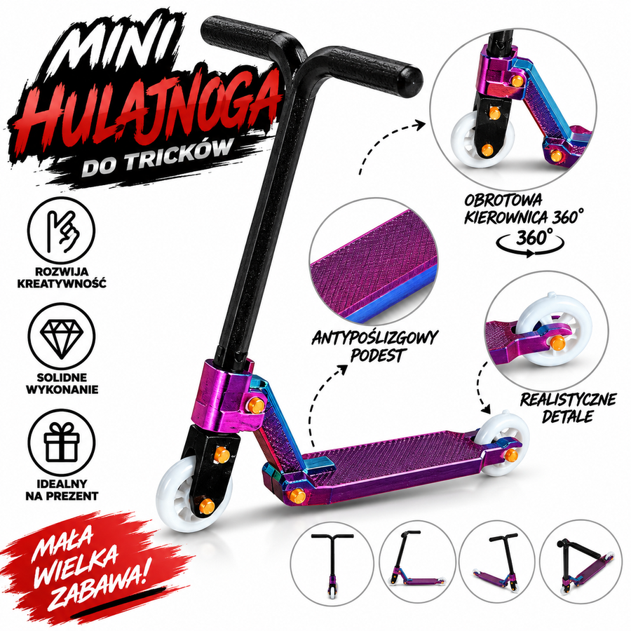 Mini Hulajnoga Finger Scooter do tricków